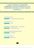 DANB GENERAL CHAIRSIDE PRACTICE EXAMS SET &vert; QUESTIONS & 100&percnt; VERIFIED ANSWERS &vert; LATEST UPDATE &vert; GRADED A&plus;