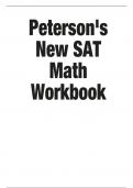 NEW SAT MATH WORKBOOK WITH EXACT EXAM QUESTIONS AND ANSWERS LATEST UPDATE