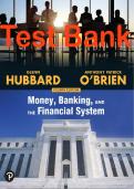 Test Bank For  Money, Banking, and the Financial System, 4th edition Glenn Hubbard, Anthony Patrick O'Brien. Chapter 1-18. ISBN-9780136893448