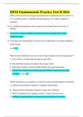 HESI FUNDAMENTALS PRACTICE TEST B 10 2024