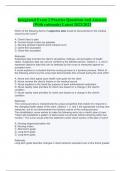Integrated Exam 2 Practice Questions and Answers &lpar;With rationale&rpar; Latest 2022&sol;2023