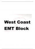 West Coast EMT Block 3 Study Guide
