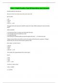 TEAS 7 Math Practice Test&sol;38 Questions And Answers
