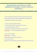 MS EXAM &num;2 &vert; QUESTIONS & 100&percnt;  VERIFIED ANSWERS &vert; LATEST UPDATE &vert;  GRADED A&plus;