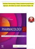 TEST BANK For Pharmacology A Patient-Centered Nursing Process Approach, 10th Edition by Linda E. McCuistion