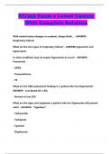 NU455 Exam 1 Latest Update With Complete Solution