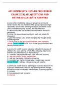ATI COMMUNITY HEALTH PROCTORED EXAM 2024&vert; ALL QUESTIONS AND DETAILED ACCURATE ANSWERS ~ A&plus; GRADE