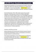CLM 059 Exam Questions and Answers  