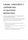 LSK2601 ASSINGMENT 2 ANSWERS 2024 GUARANTEED DISTINCTION.
