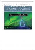 Test Bank for Canadian Income Taxation 2022-2023 25th Edition By  William Buckwol