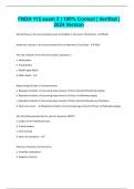 FNDH 115 exam 2 &vert; 100&percnt; Correct &vert; Verified &vert; 2024 Version