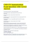 CMN 571 Unit 3 Exam Questions with Correct Answers