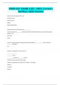 FNDH 631 EXAM 3 ED &vert; 100&percnt; Correct &vert; Verified &vert; 2024 Version