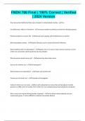 FNDH 700 Final &vert; 100&percnt; Correct &vert; Verified &vert; 2024 Version