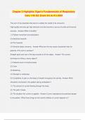 Chapter 3 Highights&colon; Egan's Fundamentals of Respiratory Care 11th Ed&period; Exam Q&rsquo;s & A&rsquo;s 2024