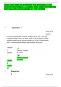 COUN 6250 WEEK 10 QUESTIONS AND ANSWERS LATEST UPDATE 2023&sol;2024&lpar;ALL ANSWERS 100&percnt; CORRECT&sol;VERIFIED&rpar;  BEST EXAM SOLUTION GRADED A&plus; FOR SUCCESS