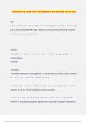 Genitourinary EXAM MASTER Questions and Answers 100&percnt; Pass&excl;&excl;