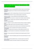 SAMHSA Review Exam Questions with Correct Answers