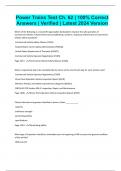 Power Trains Test Ch&period; 62 &vert; 100&percnt; Correct Answers &vert; Verified &vert; Latest 2024 Version