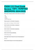 BEST REVIEW FNDH 132 Final Exam Review 100&percnt; VERIFIED  ANSWERS 2024&sol;2025FNDH 132 Final Exam Review 100&percnt; VERIFIED  ANSWERS 2024&sol;2025