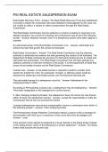 PSI REAL ESTATE SALESPERSON EXAM