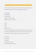 Study Questions for ILE with 100&percnt; Correct Answers