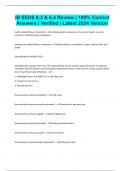 IB SEHS 6&period;3 & 6&period;4 Review &vert; 100&percnt; Correct Answers &vert; Verified &vert; Latest 2024 Version