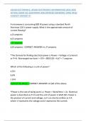 ASVAB ELECTRONICS&comma; ASVAB ELECTRONICS INFORMATION 2024-2025 ACTUAL EXAM ALL QUESTIONS AND DETAILED ANSWERS&sol; 100&percnt; PASS&sol; ALREADY GRADED A&plus;