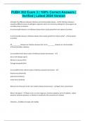 PUBH 302 Exam 3 | 100% Correct Answers | Verified | Latest 2024 Version