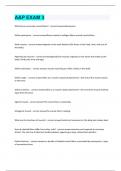 A&P EXAM 3 Questions and answers latest update 