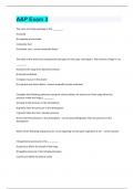 A&P Exam 3 Questions and answers latest update 