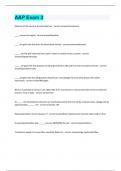 A&P Exam 3 Questions and answers latest update 