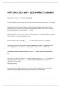 NFPT Exam  2024 with 100&percnt; correct answers
