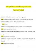 Milady Esthetics Final Exam Questions and Answers &lpar;2024 &sol; 2025&rpar; &lpar;Verified Answers&rpar;