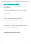 A&P Ii Lecture Package deal