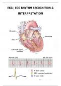 (SUMMARY) EKG | ECG RHYTHM RECOGNITION & INTERPRETATION