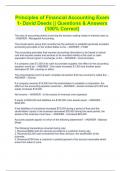 Principles of Financial Accounting Exam 1- David Deeds &vert;&vert; Questions & Answers &lpar;100&percnt; Correct&rpar;