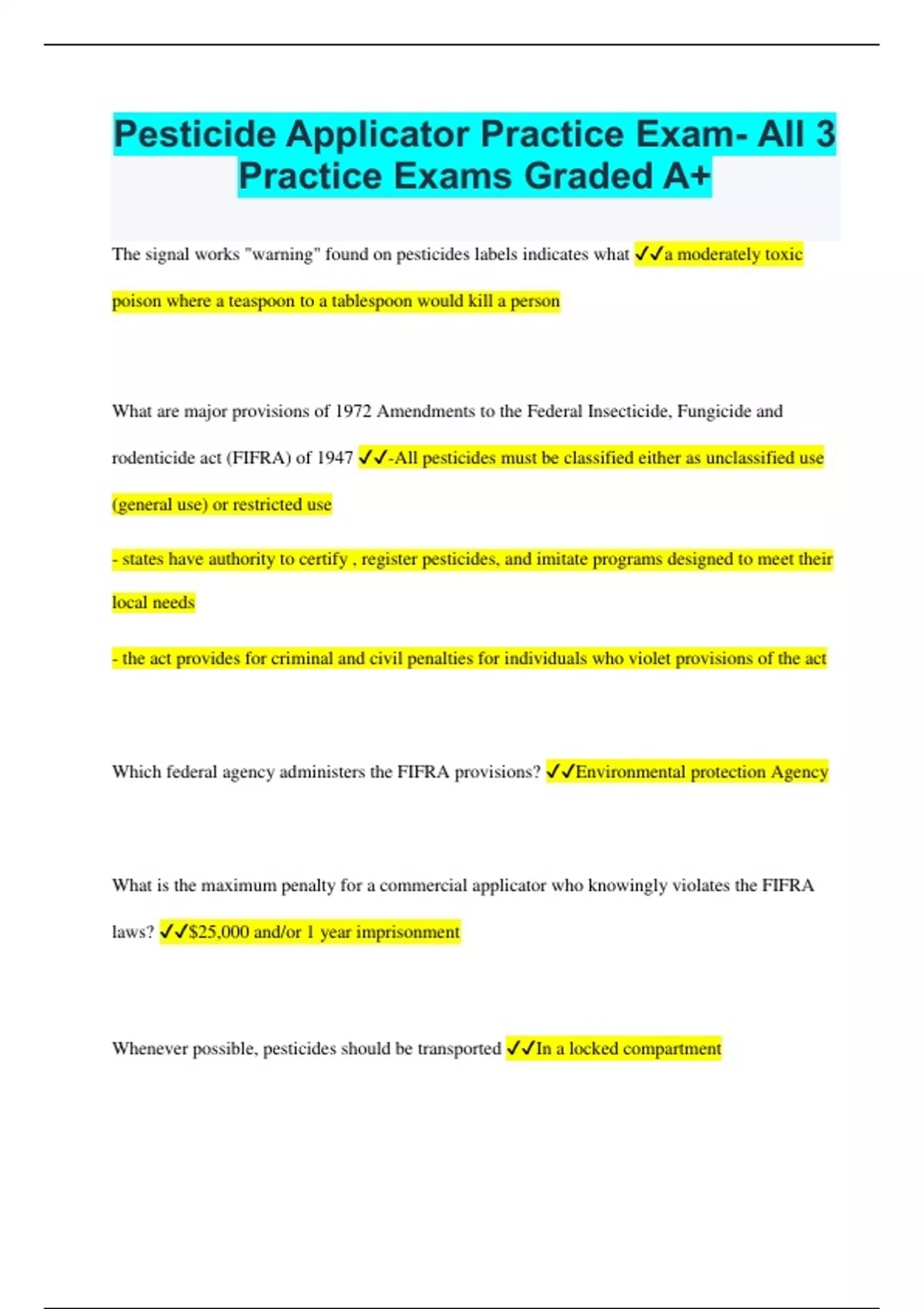Michigan Commercial Applicator Core RightofWay Latest 2024 Rated A+