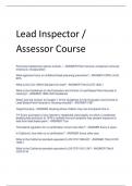 UPDATED 2024 Lead Inspector / Assessor Course