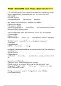WHNP 5 Exam (NCC Exam Prep) – Questions/Answers