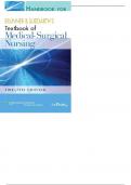 BRUNNER & SUDDARTH’S TEXTBOOK OF MEDICAL-SURGICAL NURSING 12TH EDITION