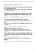 NON-CLINICAL QUESTIONS &ndash; LEIK