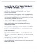  DASLE EXAM STUDY QUESTIONS AND ANSWERS GRADED A 2024 