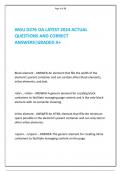 WGU D276 OA LATEST 2024 ACTUAL  QUESTIONS AND CORRECT ANSWERS&vert;GRADED A&plus; 