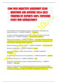 C100 WGU OBJECTIVE ASSESSMENT EXAM QUESTIONS AND ANSWERS 2024-2025 VERIFIED BY EXPERTS 100&percnt; TOPSCORE PASS&excl;&excl; NEW GENERATION&excl;&excl;&excl; 
