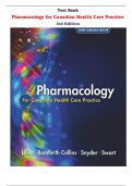 Test Bank for Pharmacology for Canadian Health Care Practice 3rd Edition by Linda Lilley, Collins, Julie S. Snyder, Beth Swart |All Chapters,  Year-2024|