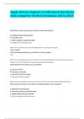 Apple Device Support Certification Questions with Complete Verified Solutions 2024&sol;2025