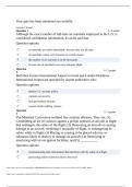  AA 1 Aviation Security Quiz #3 Exam 2023/2024 Questions and Answers