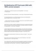 ScribeAmerica OP Final exam 2024 with 100&percnt; correct answers