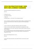 CPCU 520 PRACTICE EXAM 1 2024 WITH 100% CORRECT ANSWERS